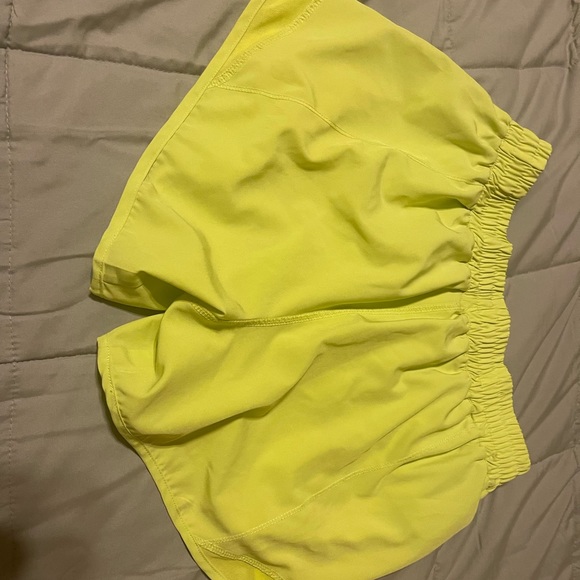 Woman’s bright neon green workout shorts - Picture 3 of 6